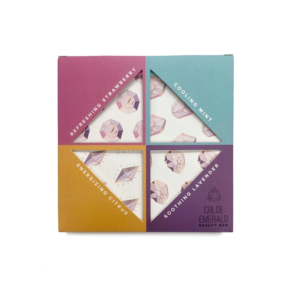Chloe Emerald Beauty Bar 4 Pack